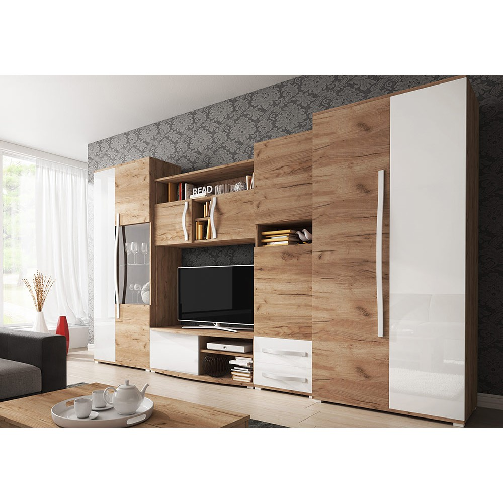 Faszinierend Wohnwand Mit Kleiderschrank Ikea Ebenbild